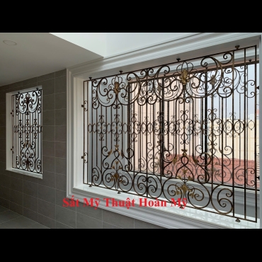 KHUNG CỬA SỔ SẮT MỸ THUẬT CS_020