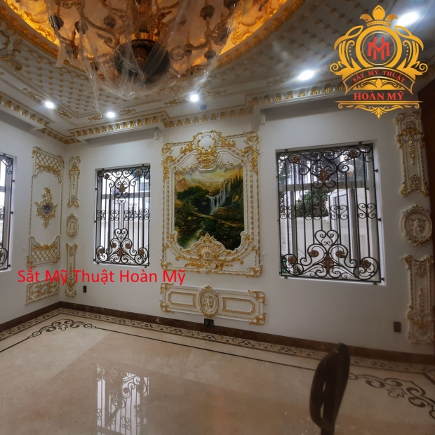 KHUNG BẢO VỆ CỬA SỔ SẮT MỸ THUẬT