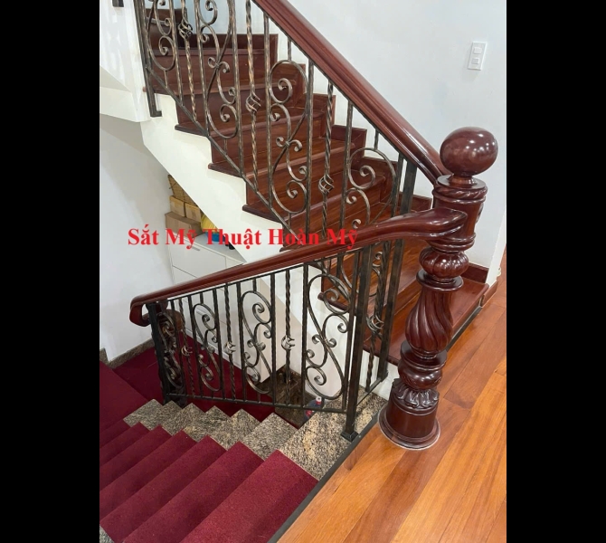 CẦU THANG SẮT MỸ THUẬT CT_028