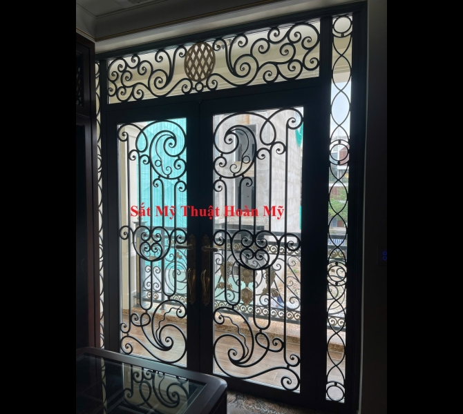 CỬA ĐI SẮT MỸ THUẬT CD_012