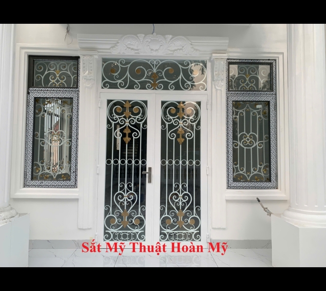 CỬA ĐI SẮT MỸ THUẬT CD_014