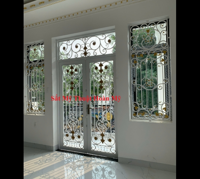 CỬA ĐI SẮT MỸ THUẬT CD_014