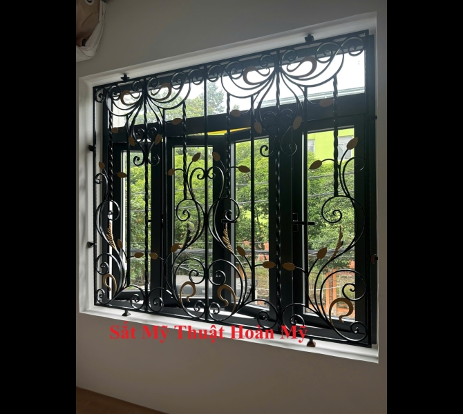 KHUNG CỬA SỔ SẮT MỸ THUẬT CS_021